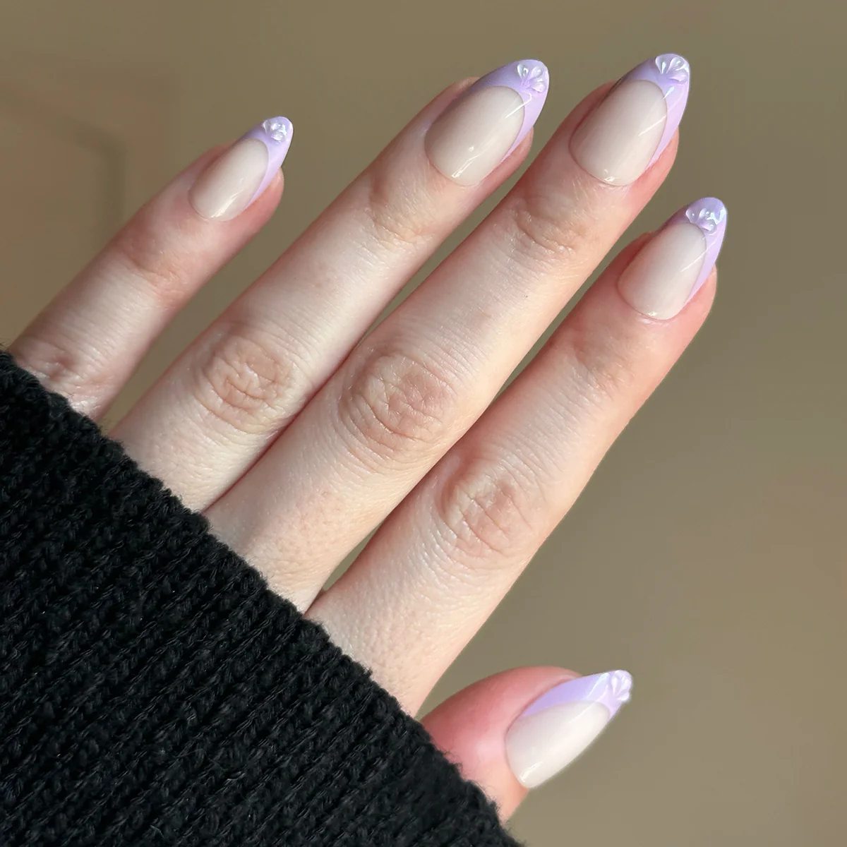 3D Iridescent Petal - Press-On | Medium | Almond - Image 3
