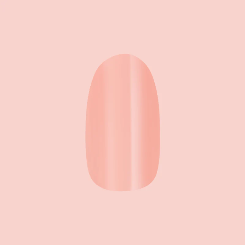 Bubblegum Jelly Chrome - Press-On | Medium | Oval - Image 2