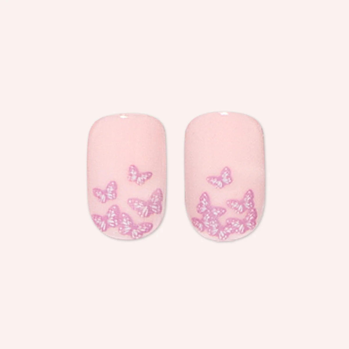 Butterfly Ombre - Press-On | Short | Squoval - Image 2