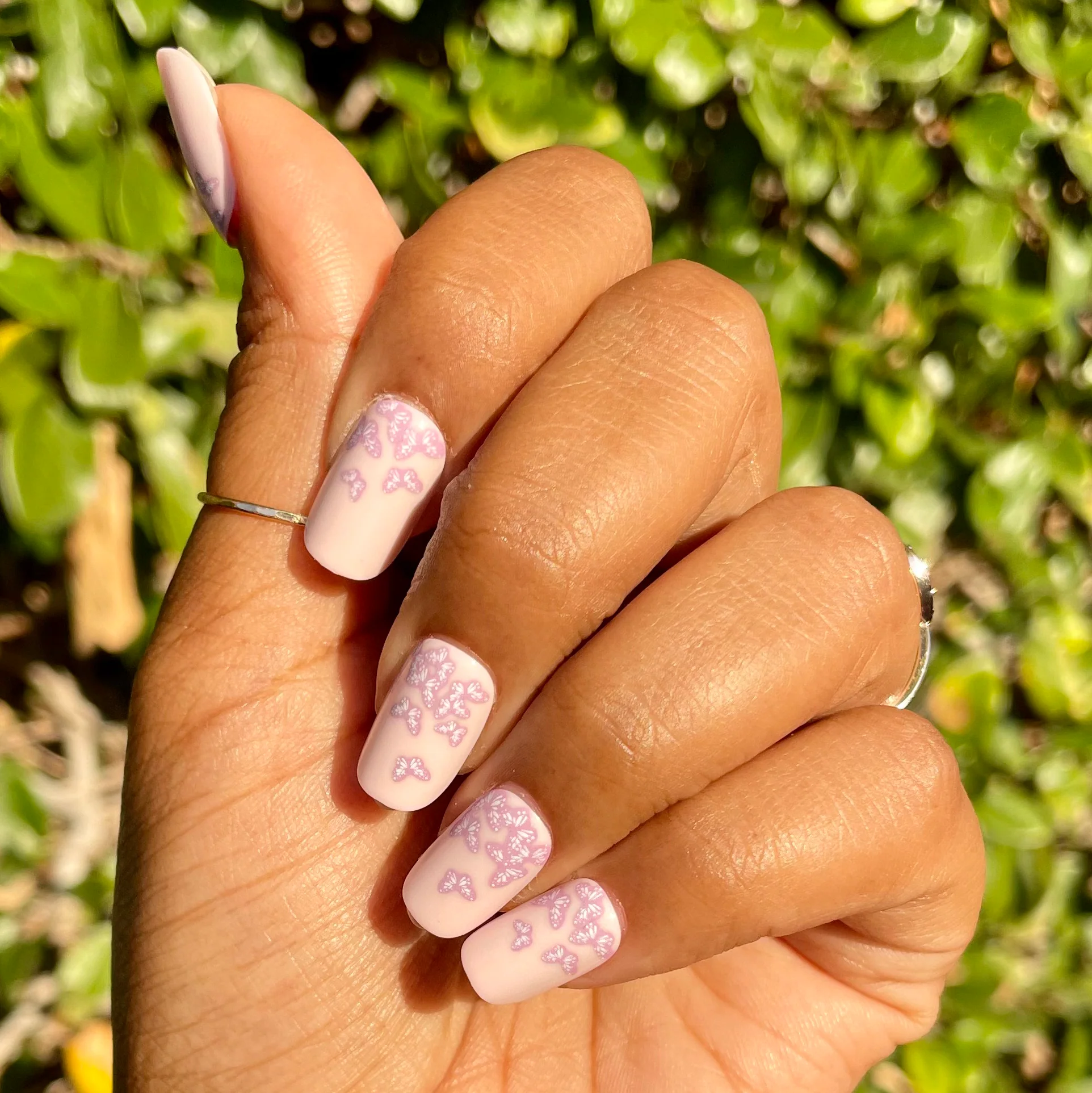 Butterfly Ombre - Press-On | Short | Squoval - Image 4