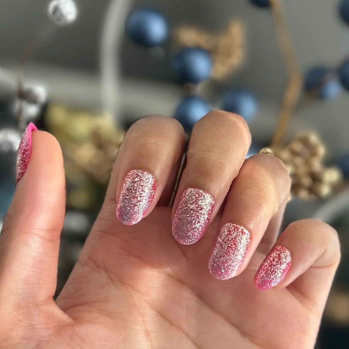 Cherry Super Sparkle - Press On | Short | Round - Image 4