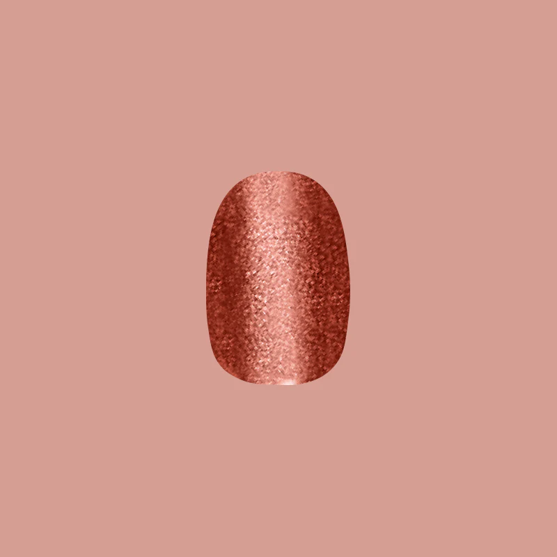 Cinnamon Velvet - Press-On | Short | Round - Image 2
