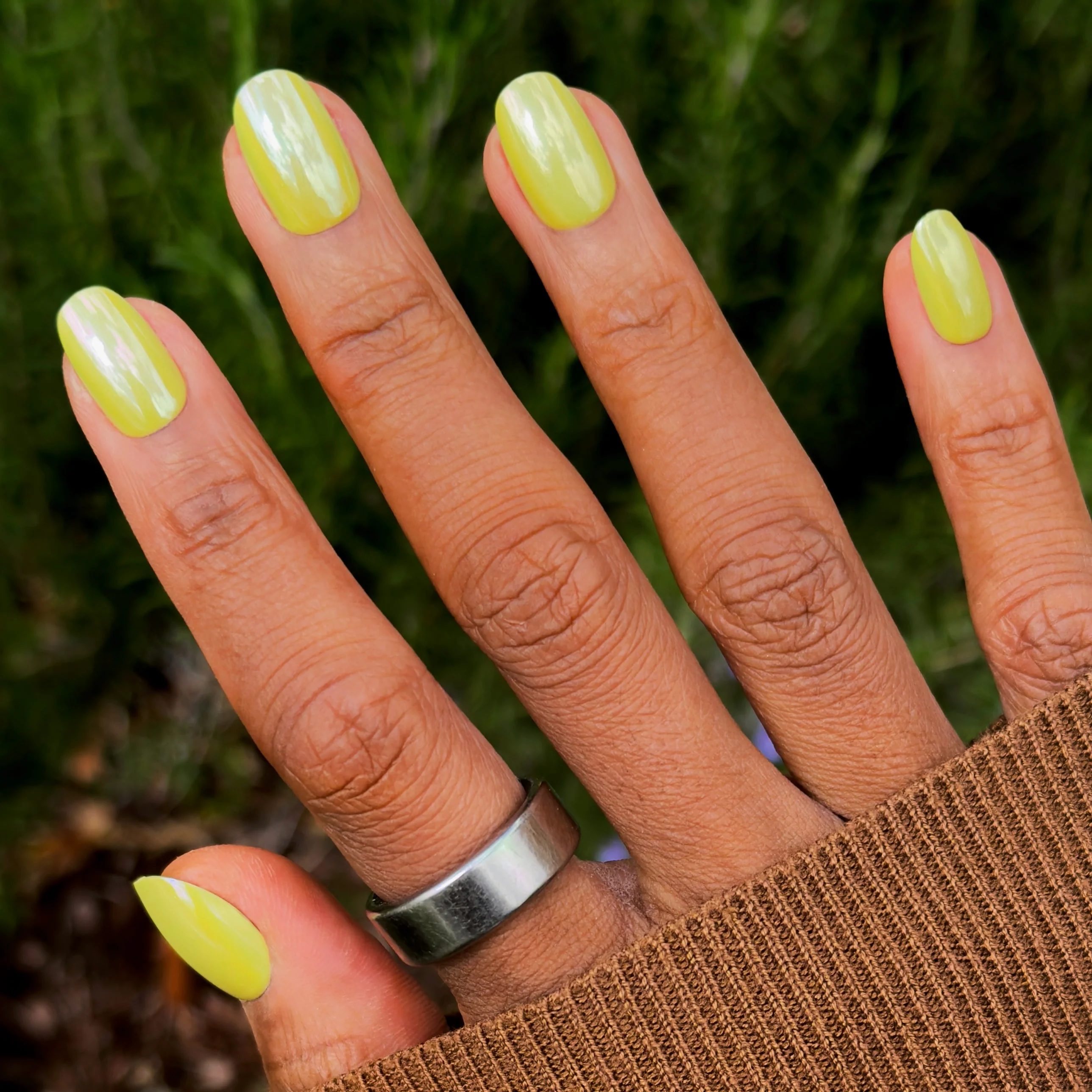 Citrus Chrome - Press-On | Short | Round - Image 4