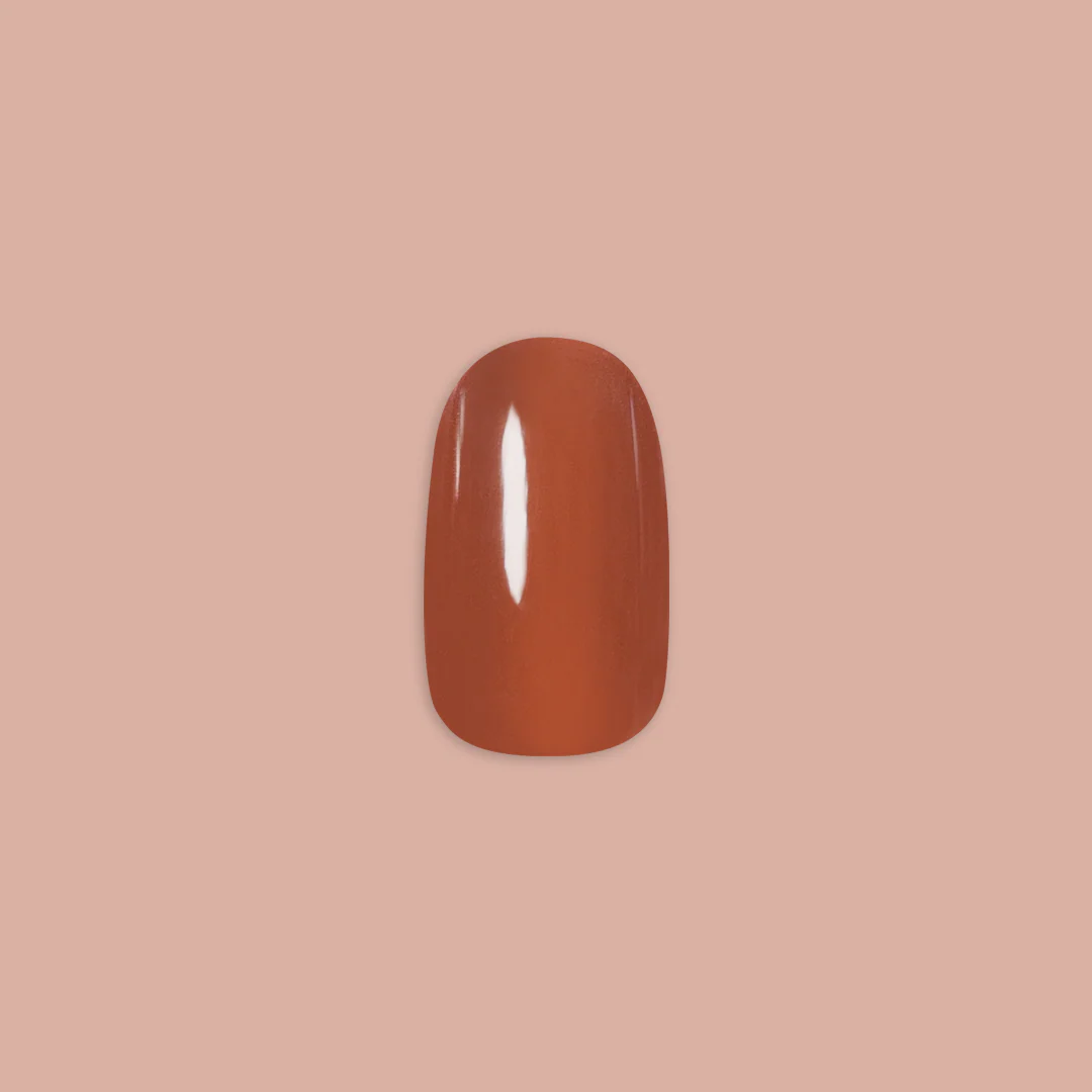 Cocoa Chrome - Press-On | Short | Round - Image 2