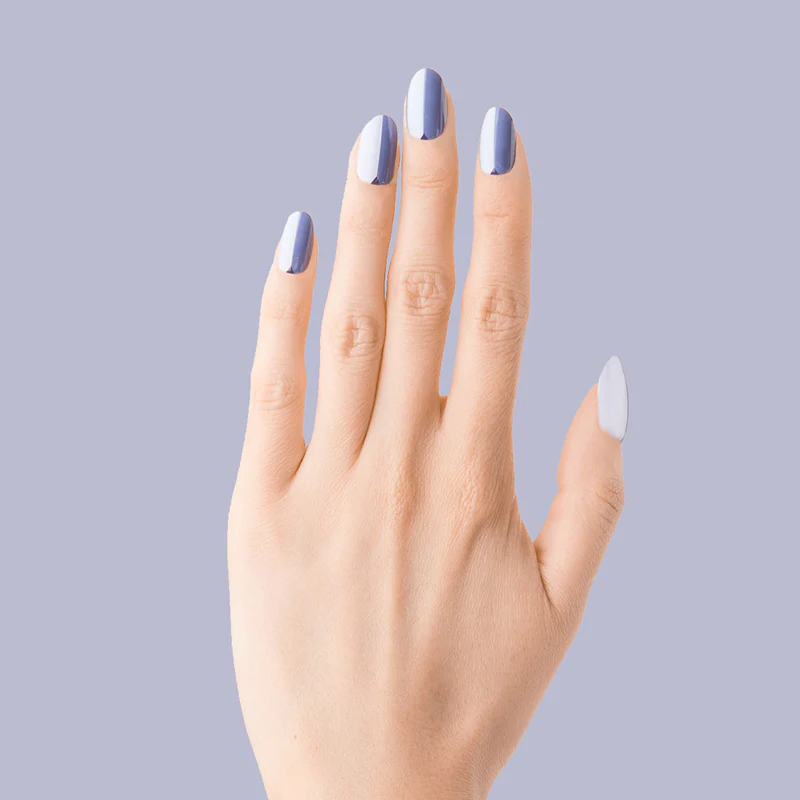 Colorblock Triangle - Press-On | Medium | Oval - Image 3