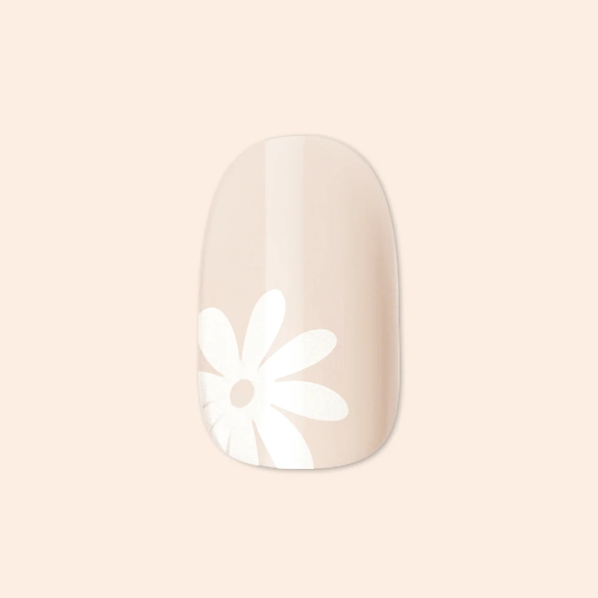 Daisy Pop | Short | Round - Tab Press-On - Image 2