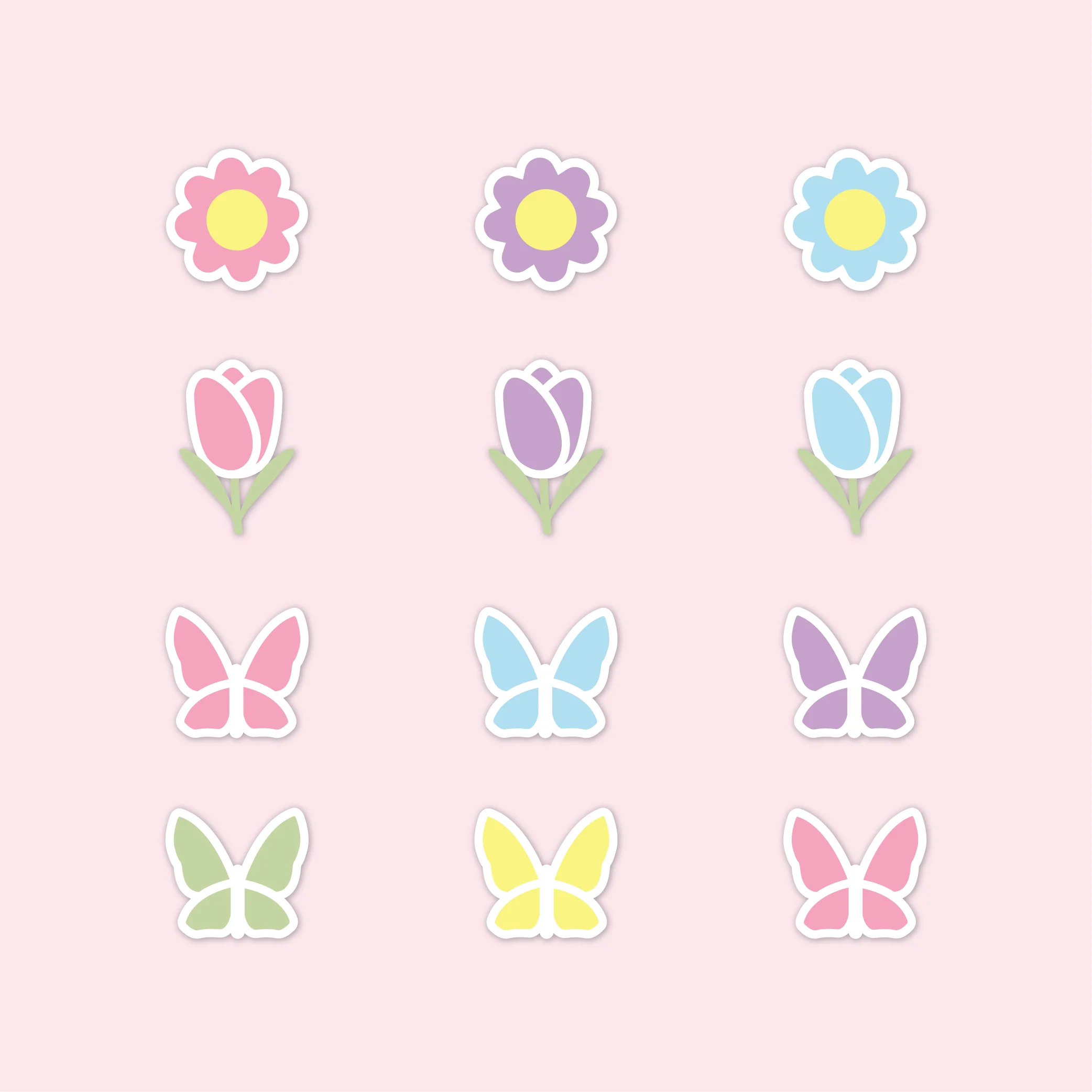 Easter Flowers & Butterflies - Image 4