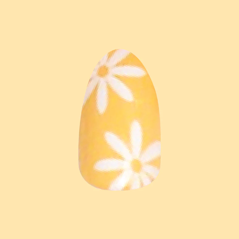 Floral Fun - Press-On | Medium | Almond - Image 2