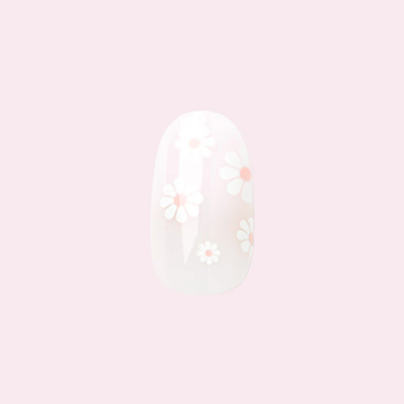 Flower Shower - Press-On | Short | Round - Image 2