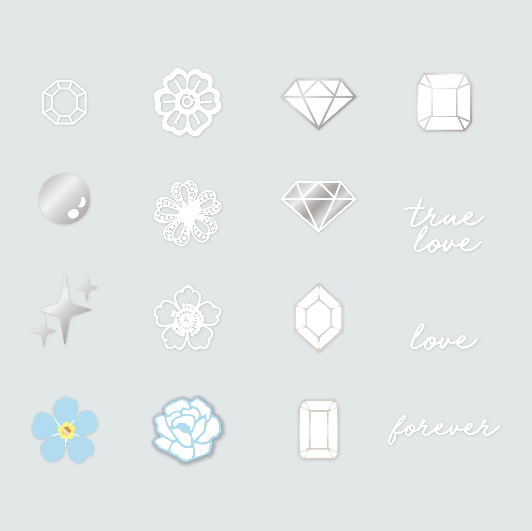 For the Bride Nail Art Stickers - Image 2