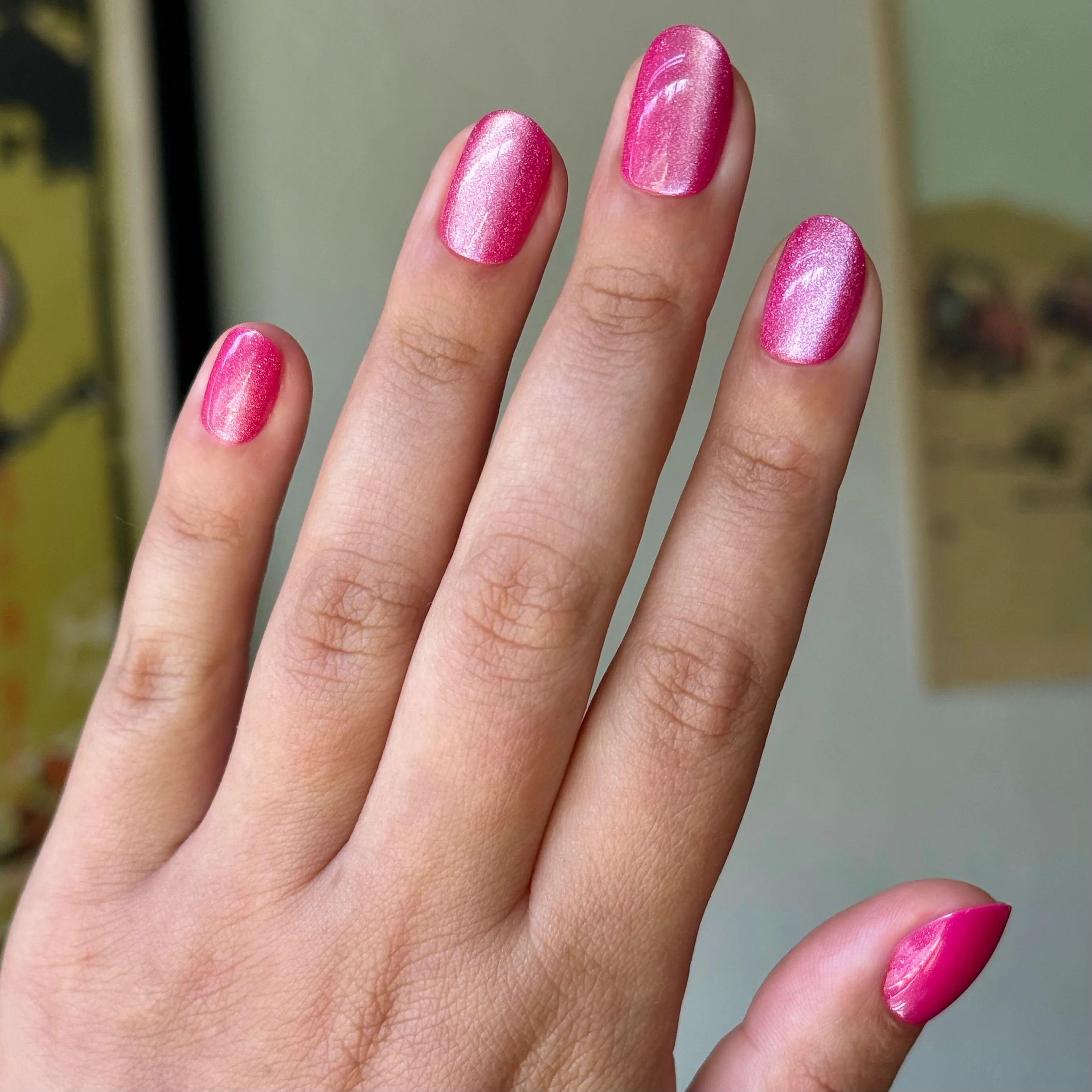 Fuscia Velvet - Press-On | Extra Short | Round - Image 3