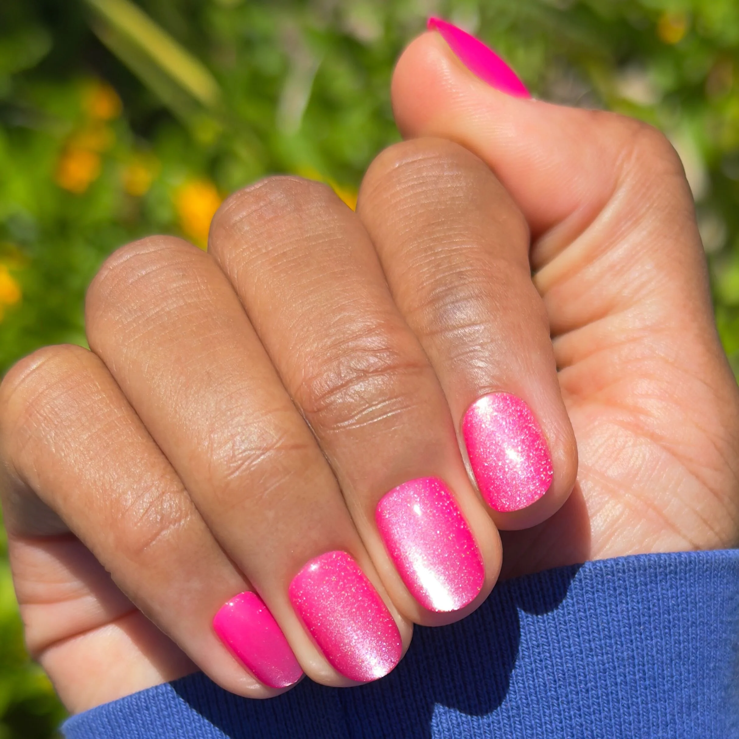 Fuscia Velvet - Press-On | Extra Short | Round - Image 4