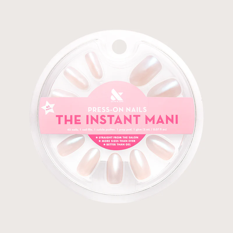 Girl With The Pearl Nail Polish - Press On | Medium | Almond