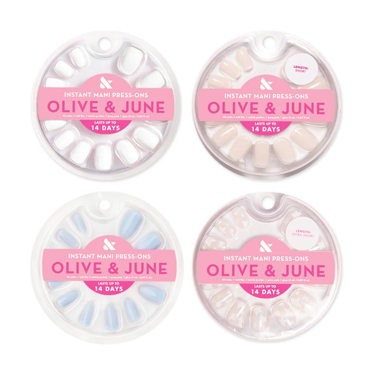 Glue Press-On Bestsellers Set