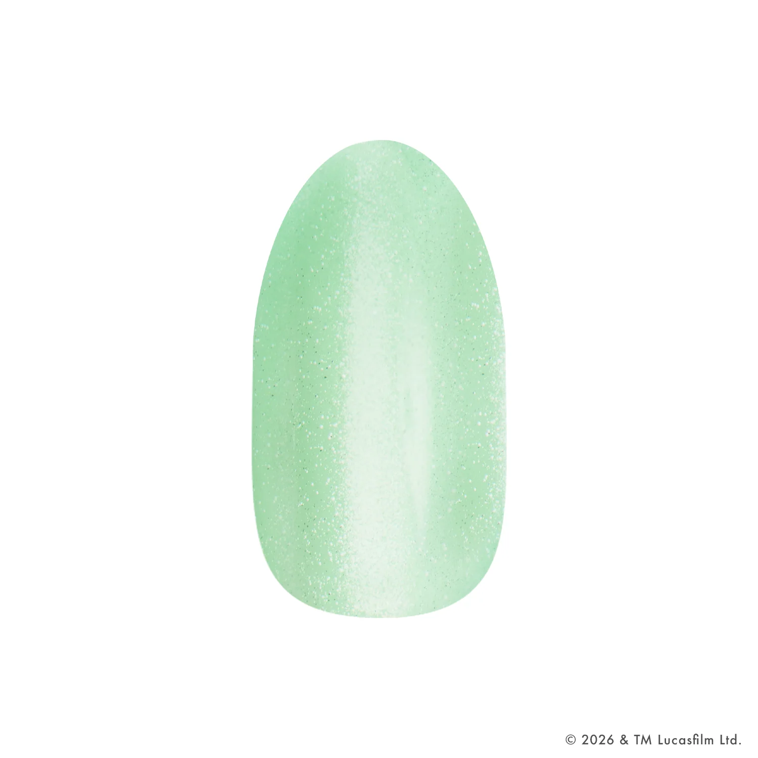 Grogu Green Velvet - Press-Ons | Medium | Oval - Image 2