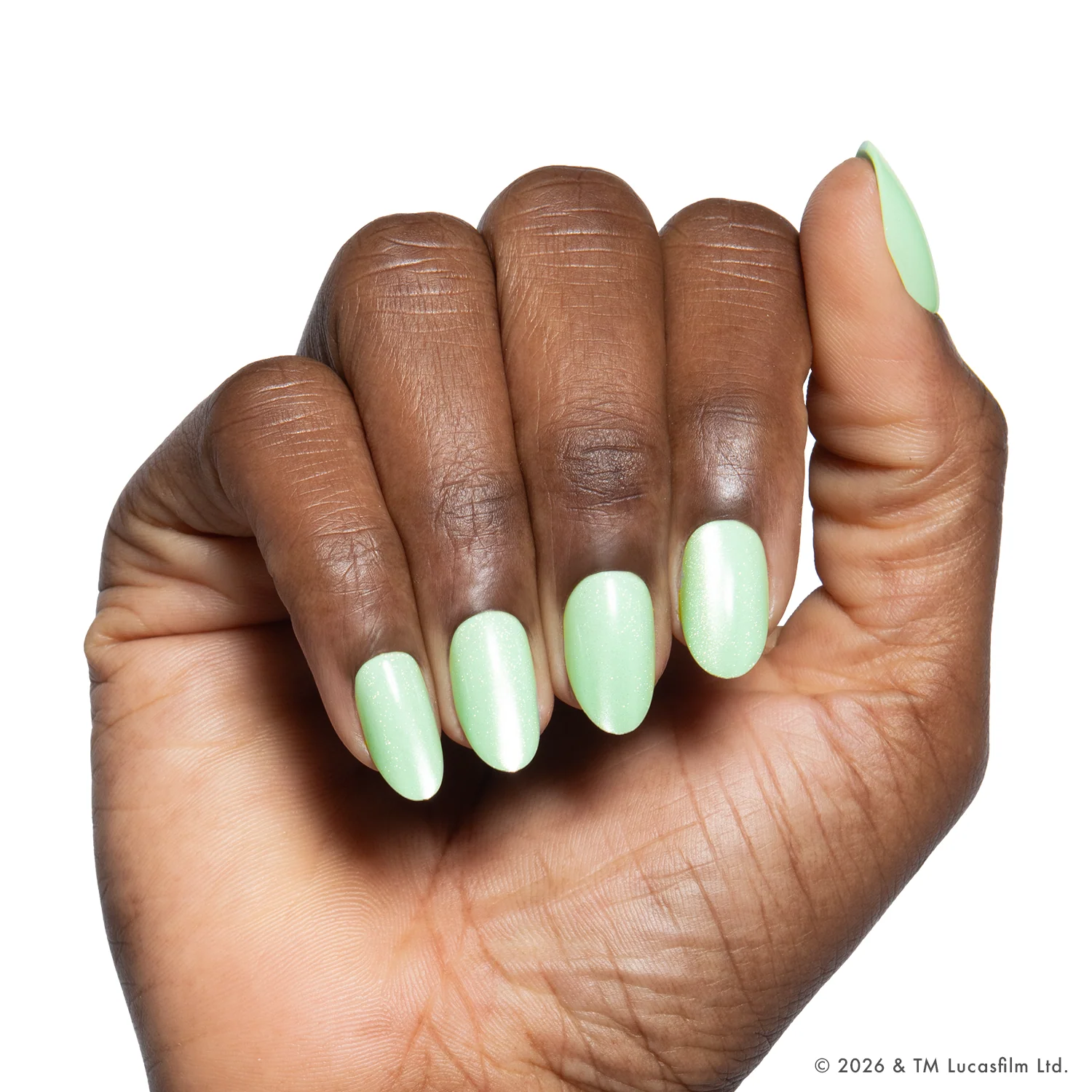 Grogu Green Velvet - Press-Ons | Medium | Oval - Image 5