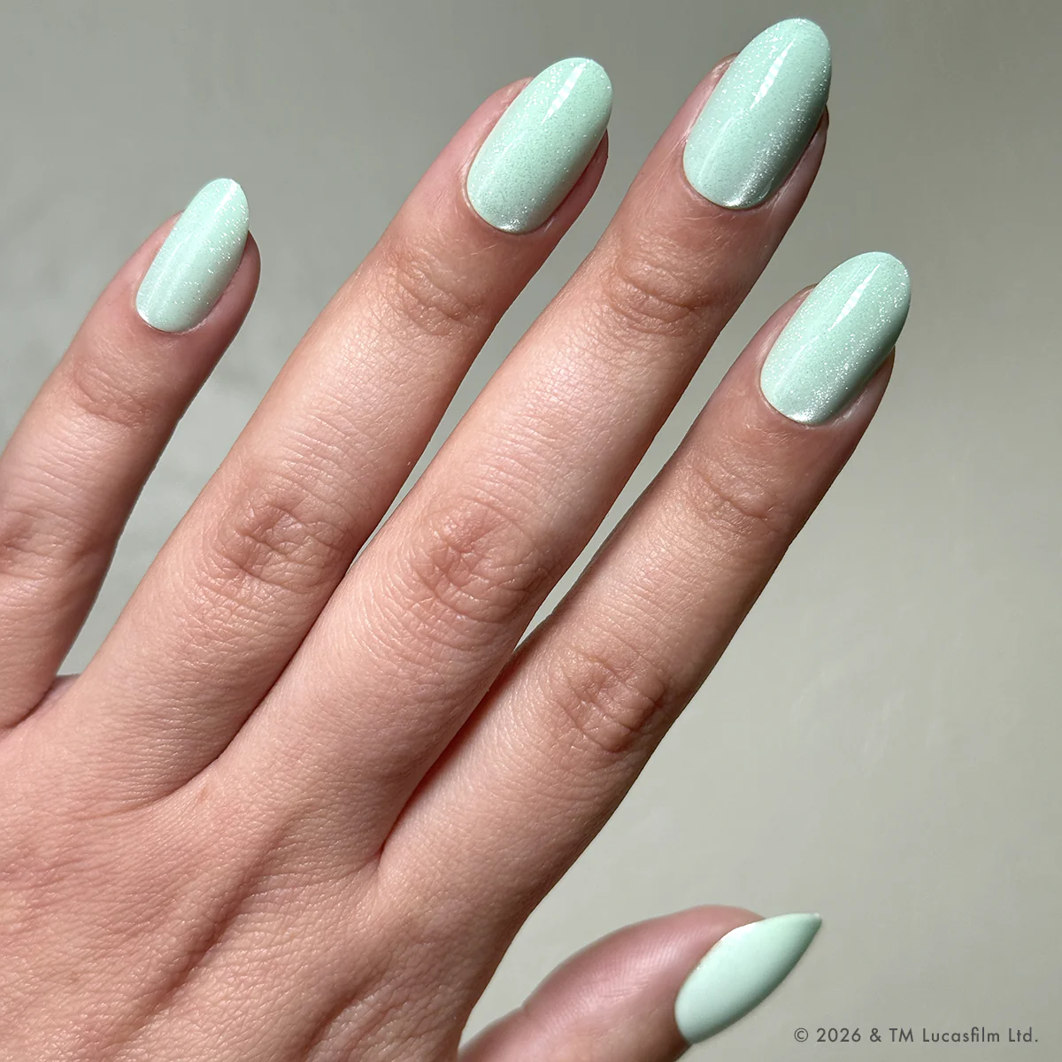 Grogu Green Velvet - Press-Ons | Medium | Oval - Image 8