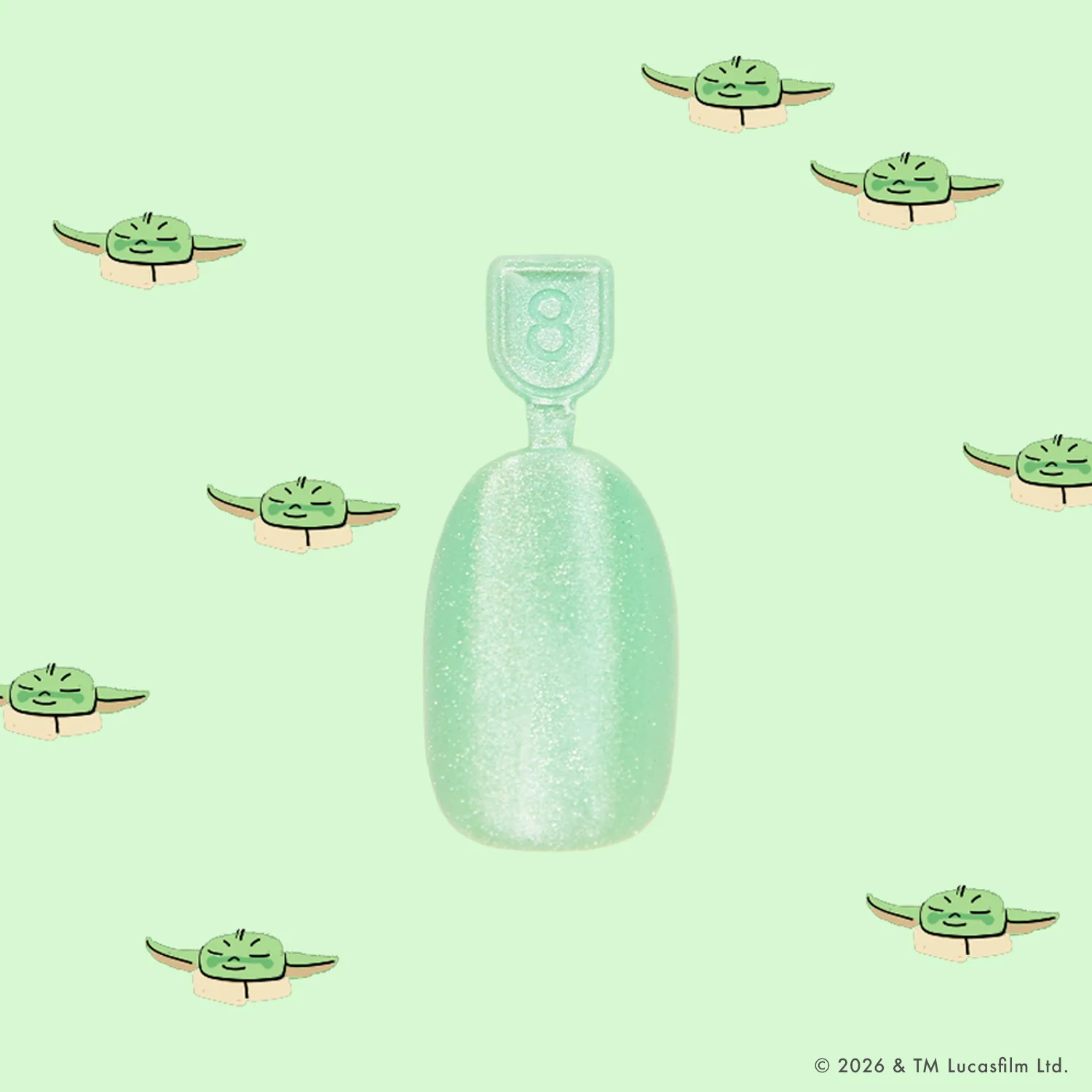 Grogu Green Velvet - Pressies | S/M | Round - Image 2