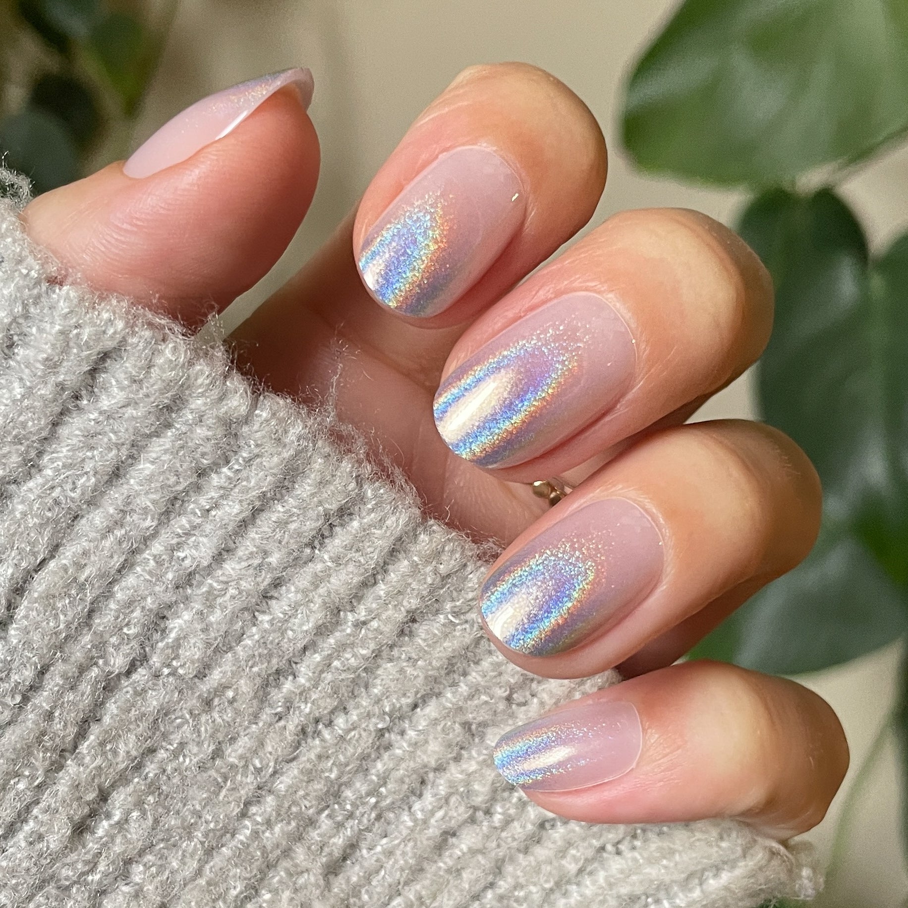 Holographic Gradient - Press-On | Short | Round - Image 6