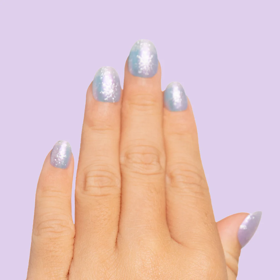 Iridescent Snow Queen - Pressies | Extra Short Short | Round - Image 4