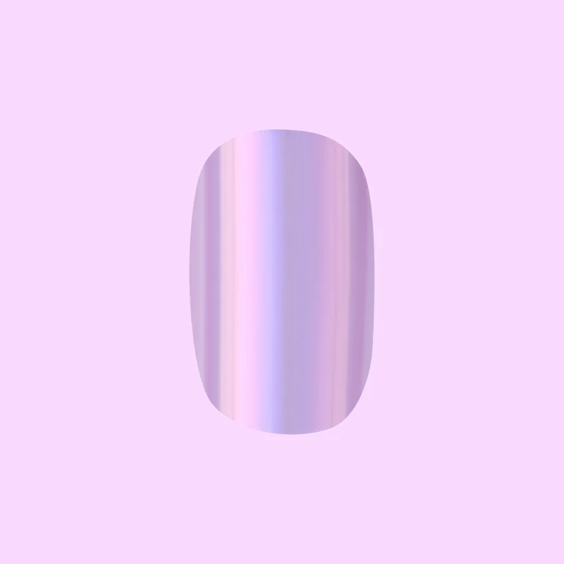 Lavender Chrome - Press-On | Short | Squoval - Image 2
