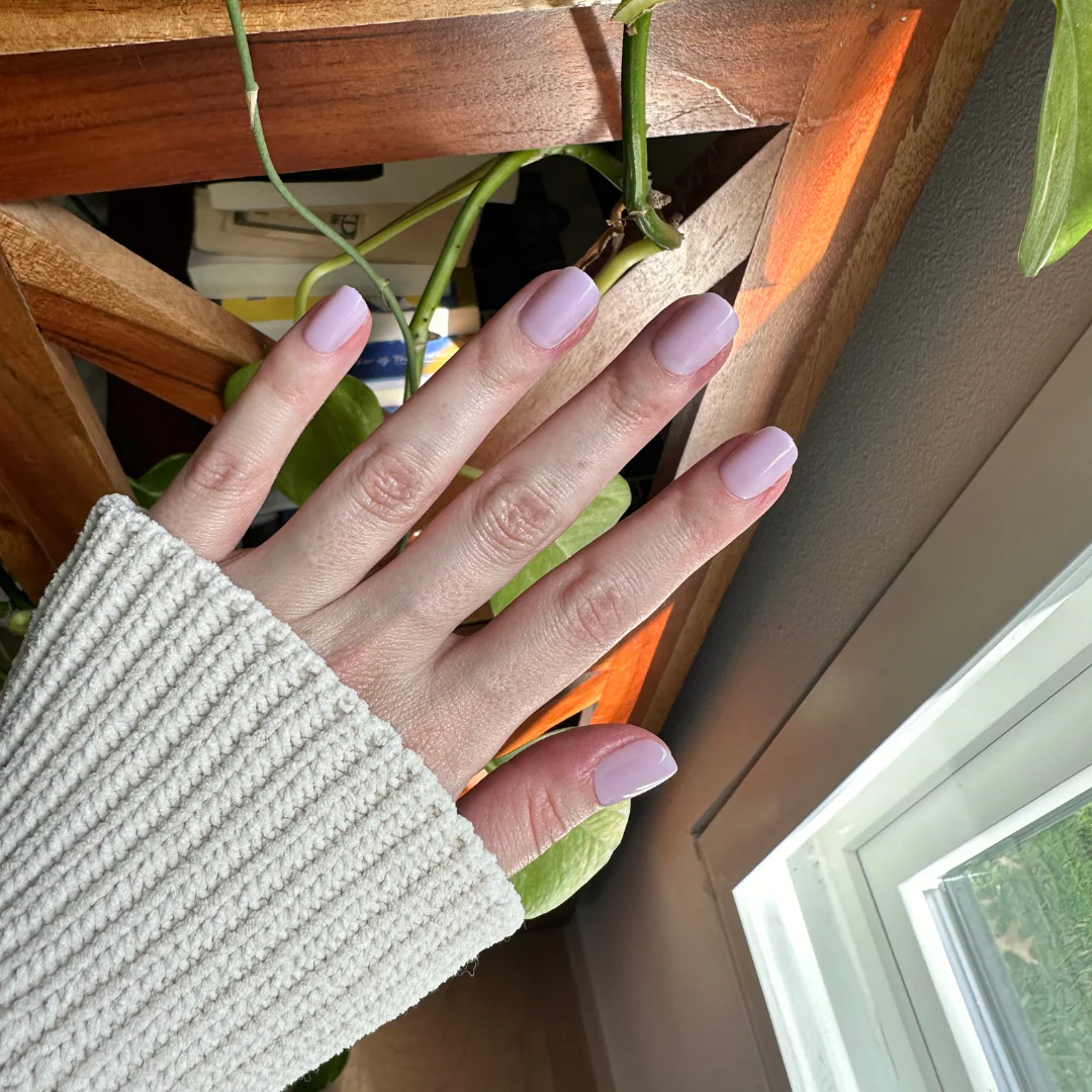 Lavender Stems - Press-On | Extra Short | Squoval - Image 4