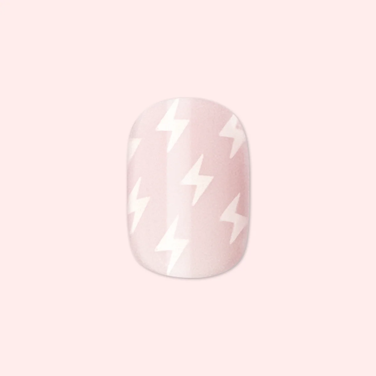 Lightning Strike | Extra Short | Squoval - Tab Press-On - Image 2