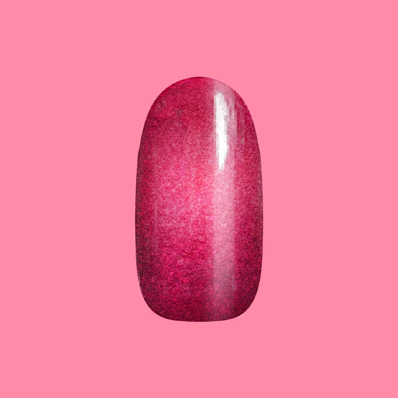 Magenta Velvet - Press-On | Medium | Oval - Image 2