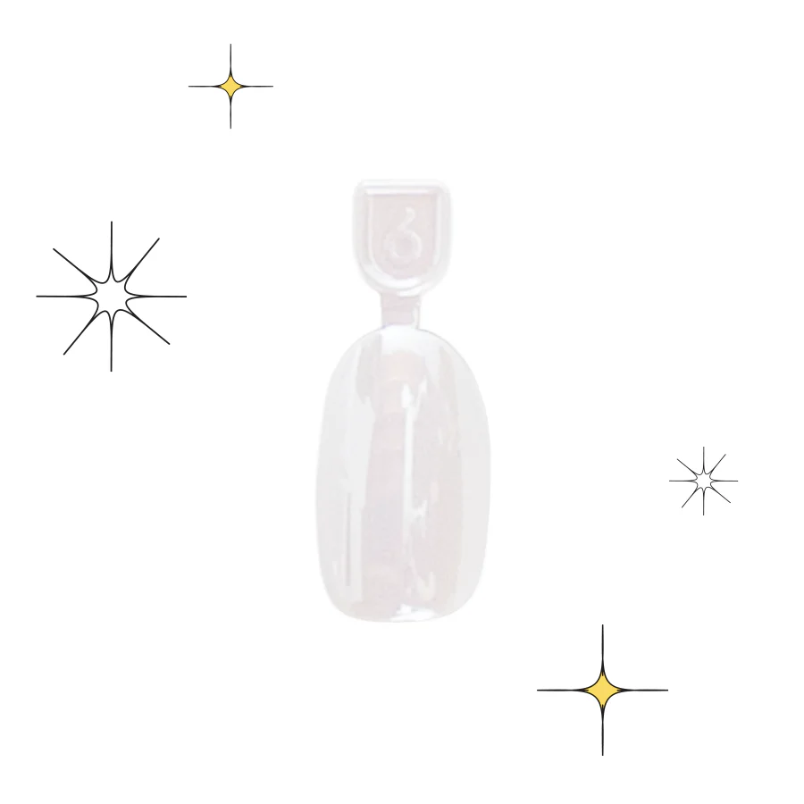 Marshmallow Puff Chrome - Pressies | Short Medium | Round - Image 2