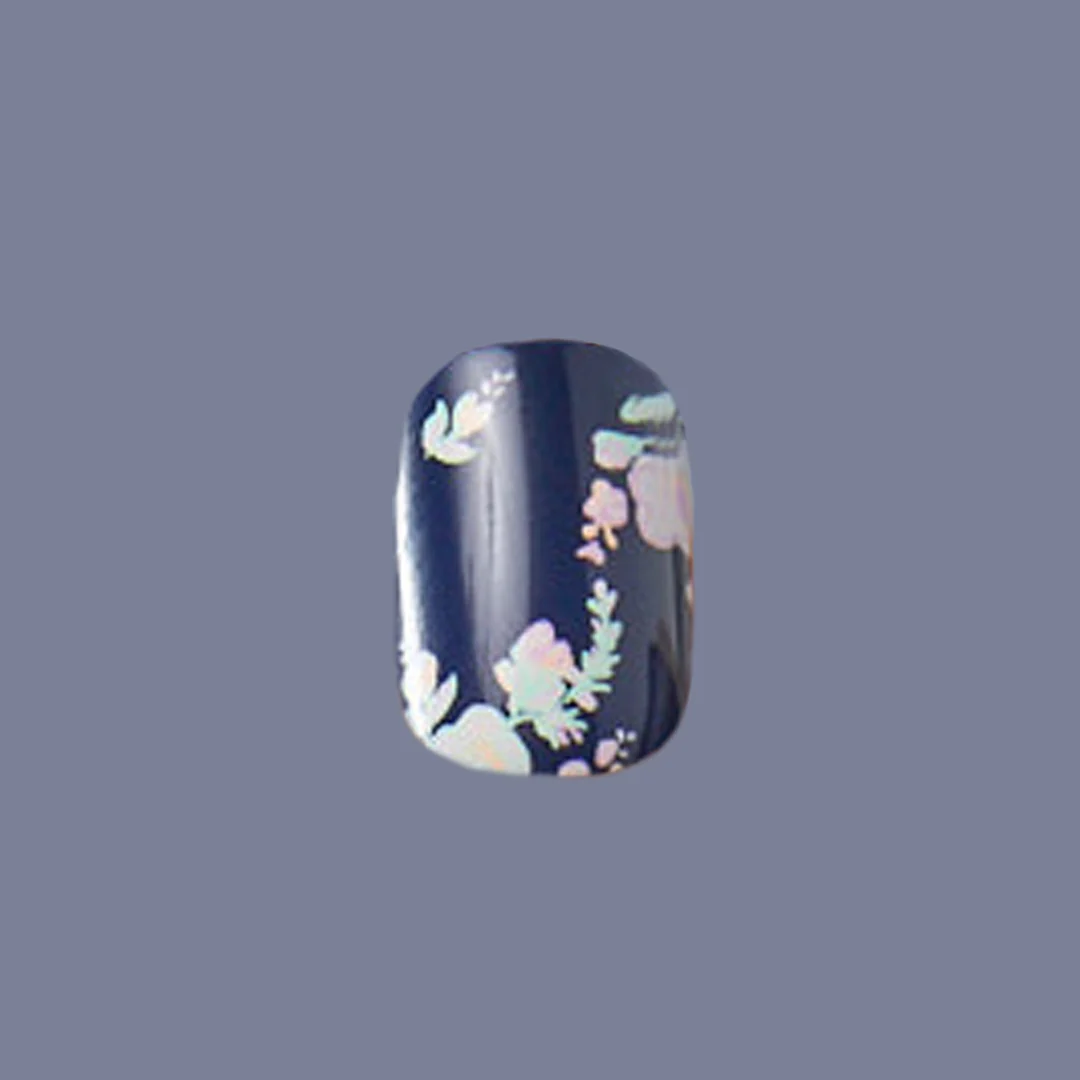 Micro Floral - Press-Ons | Extra Short | Squoval - Image 2