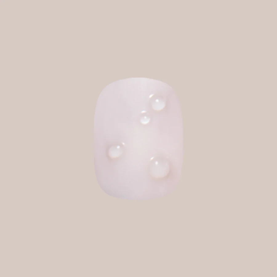 Milky 3D Bubbles - Press-On | Short | Squoval - Image 2