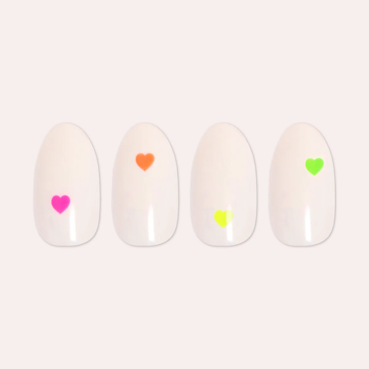 Neon Hearts | Oval | Medium - Image 2