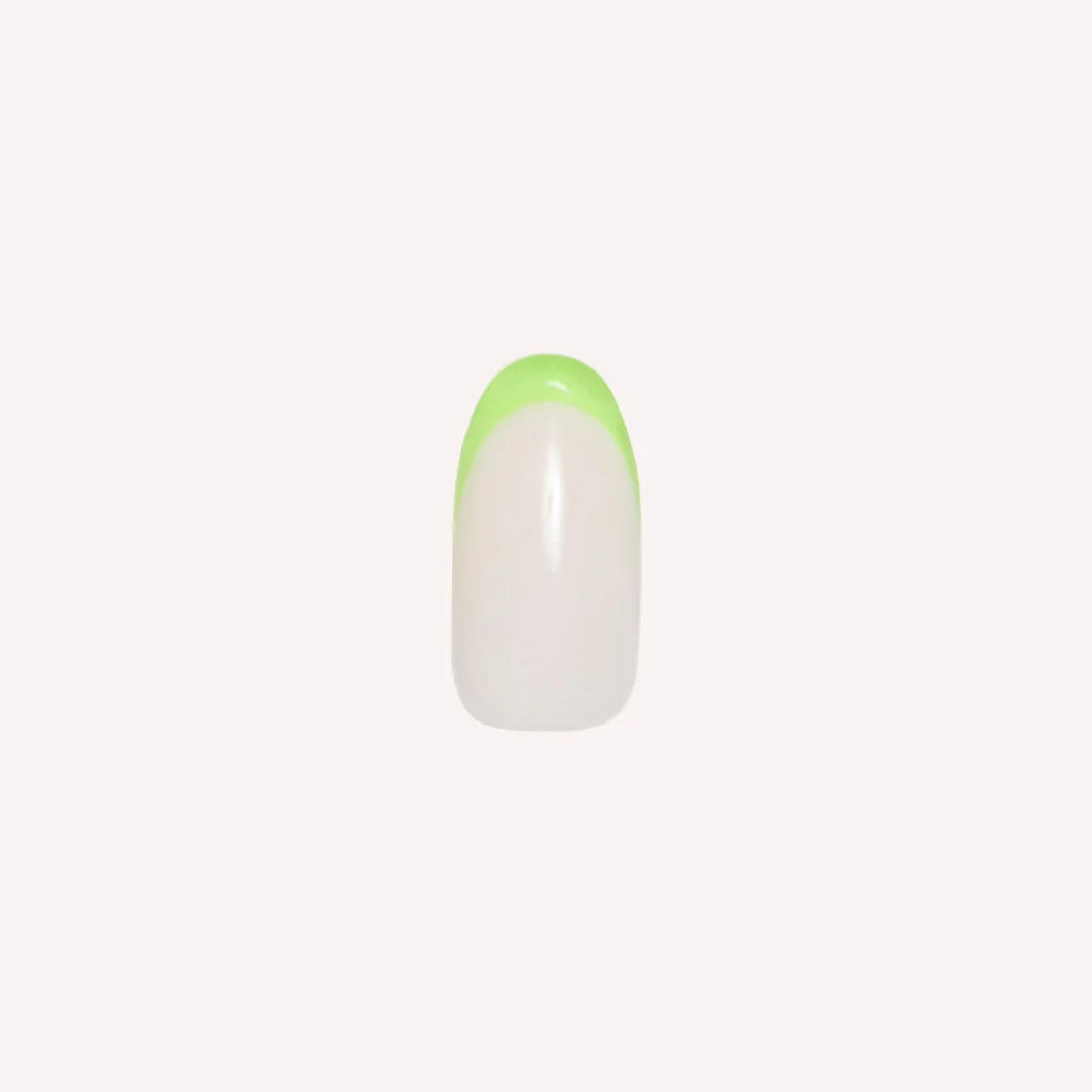 Neon Lime French | Oval | Medium - Image 2