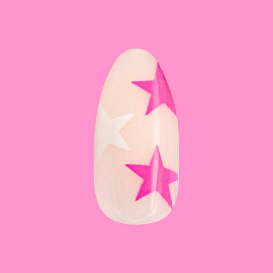 Neon Star Mixed Pack - Press-On | Medium | Almond - Image 2