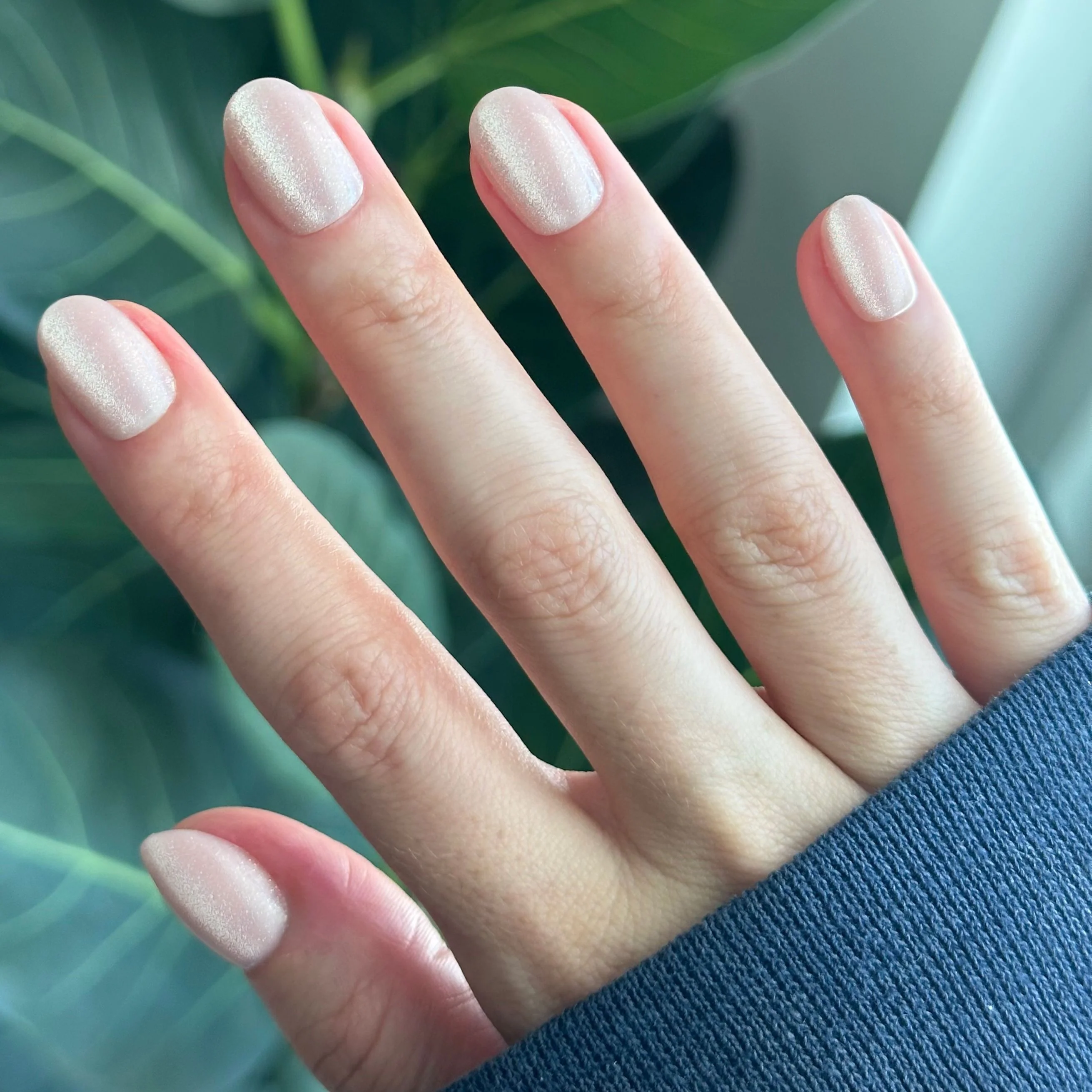 Neutral Shimmer - Press-On | Extra Short | Round - Image 3