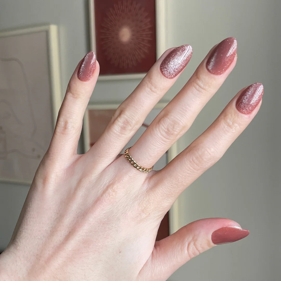 Neutral Velvet - Press-On | Medium | Almond - Image 3