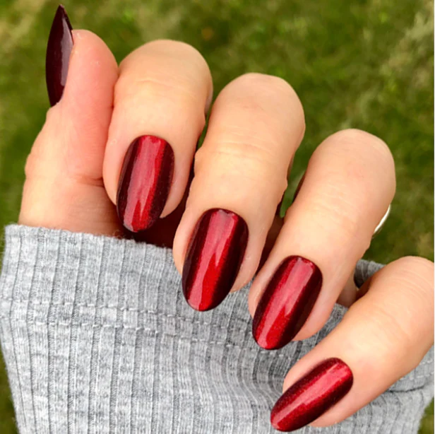 Obsessed Velvet - Press-On | Medium | Oval - Image 3