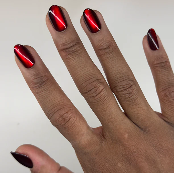 Obsessed Velvet - Press-On | Medium | Oval - Image 5