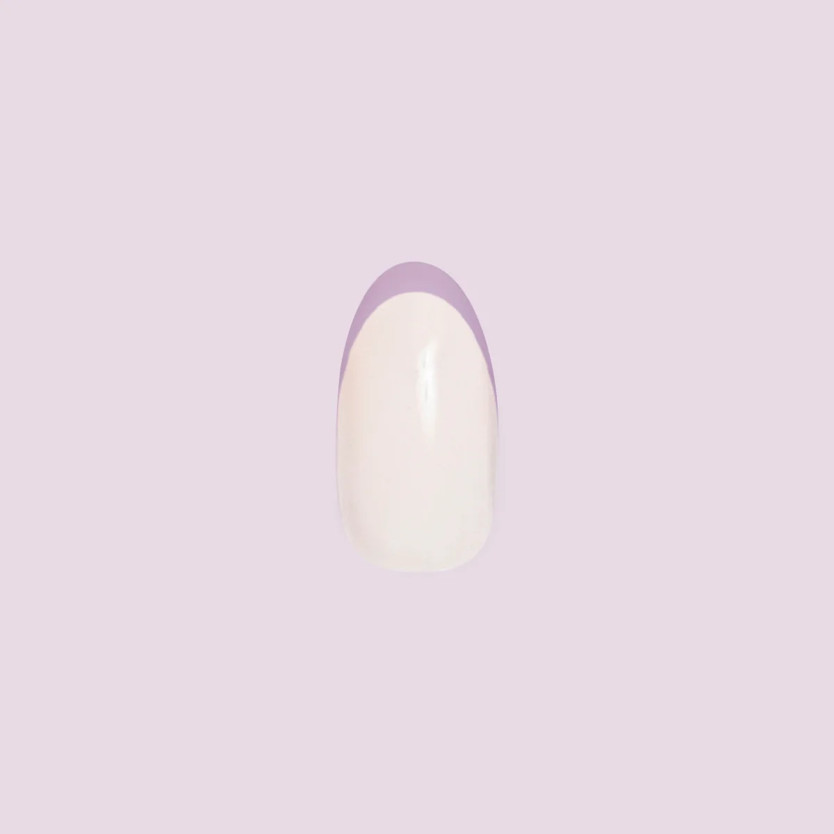 Pastel Rainbow French - Press-On | Medium | Oval - Image 2