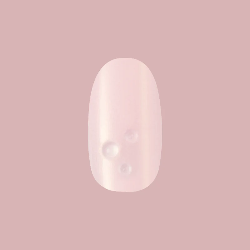 Pink Bubble Pearlescent - Press-On | Short | Round - Image 2
