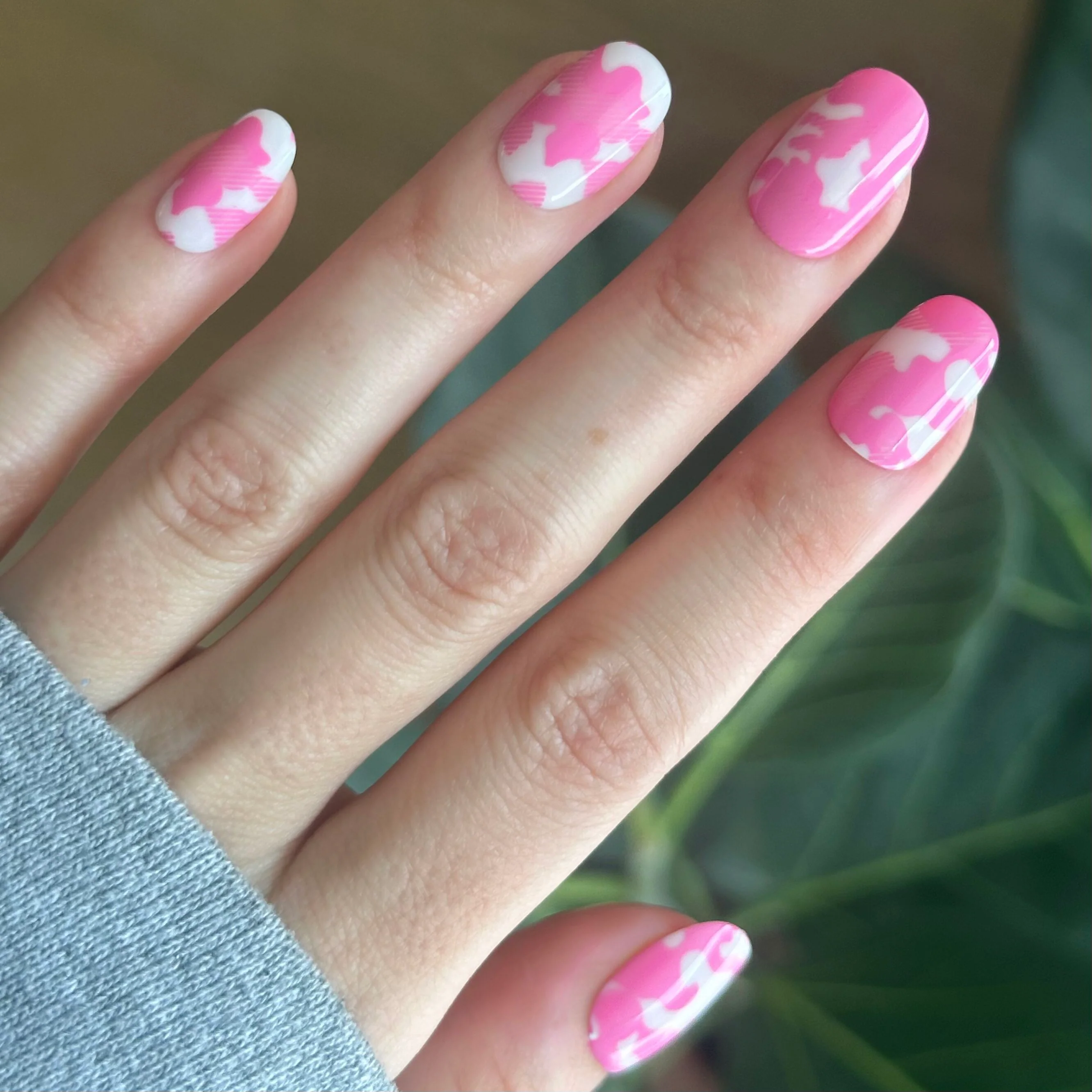 Pink Camo - Tab Press-On | Short | Round - Image 3