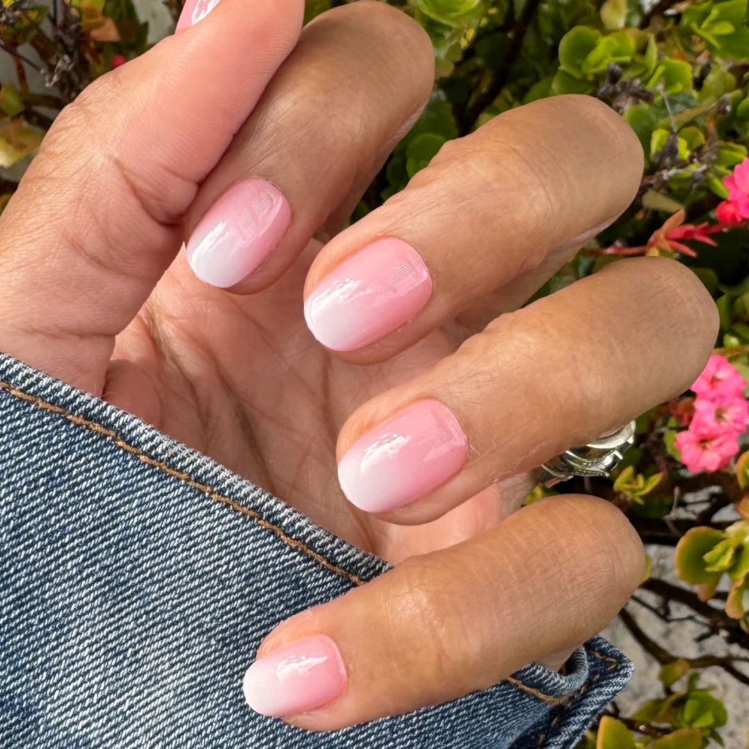 Pink Syrup Gradient - Press-On | Extra Short | Round - Image 4