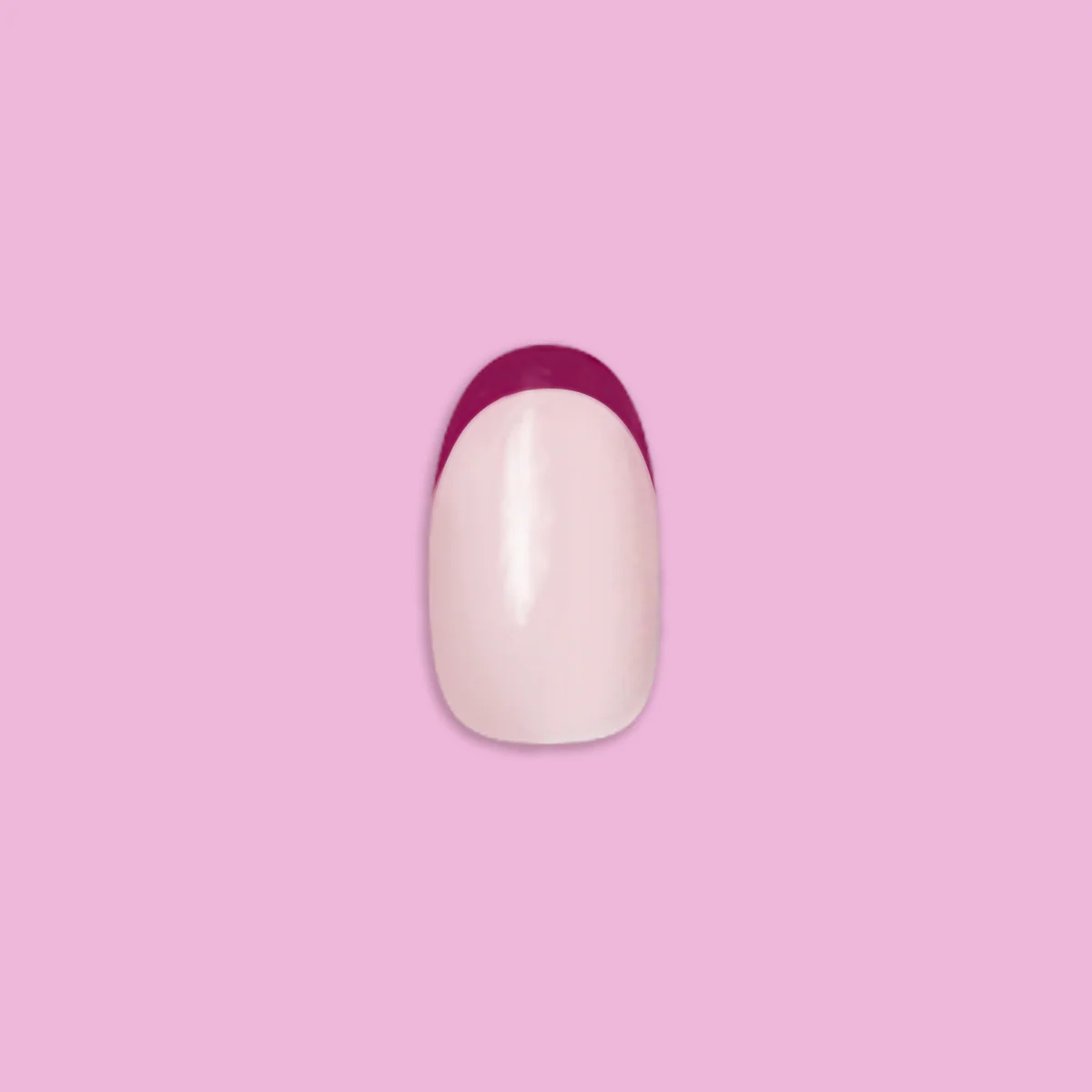 Plum Tonal French - Press-On | Short | Round - Image 2