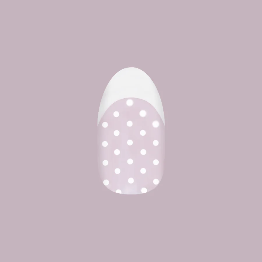 Polka Dot Tights - Press-On | Medium | Oval - Image 2