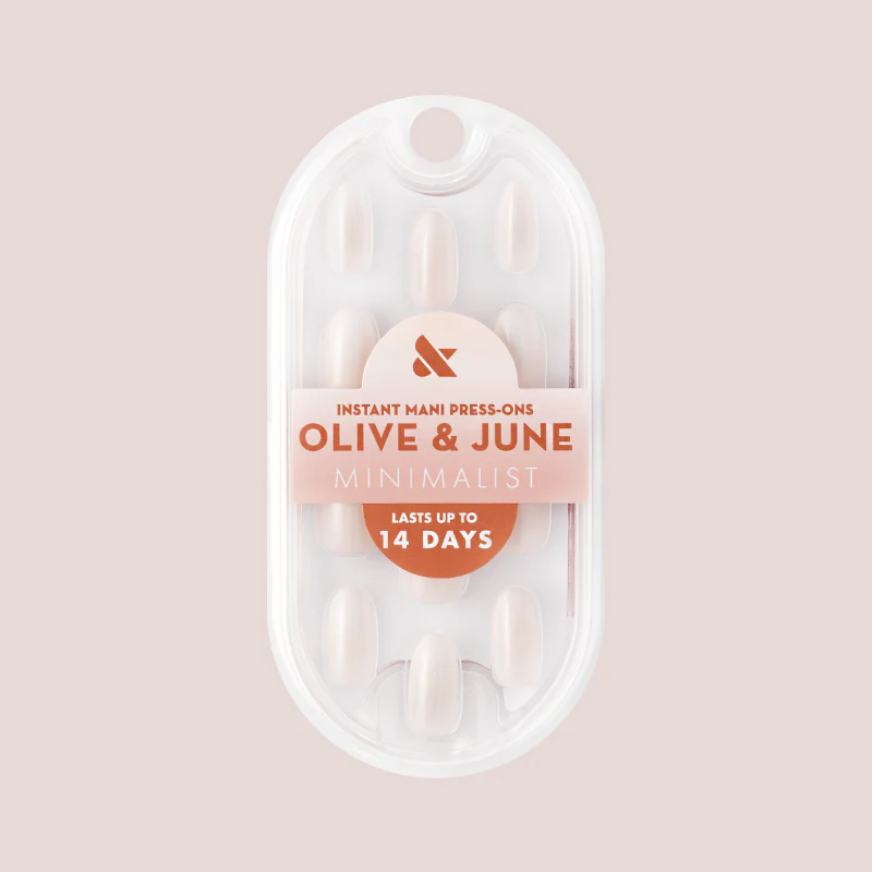 Pure White Syrup Gradient - Press-On | Medium | Oval