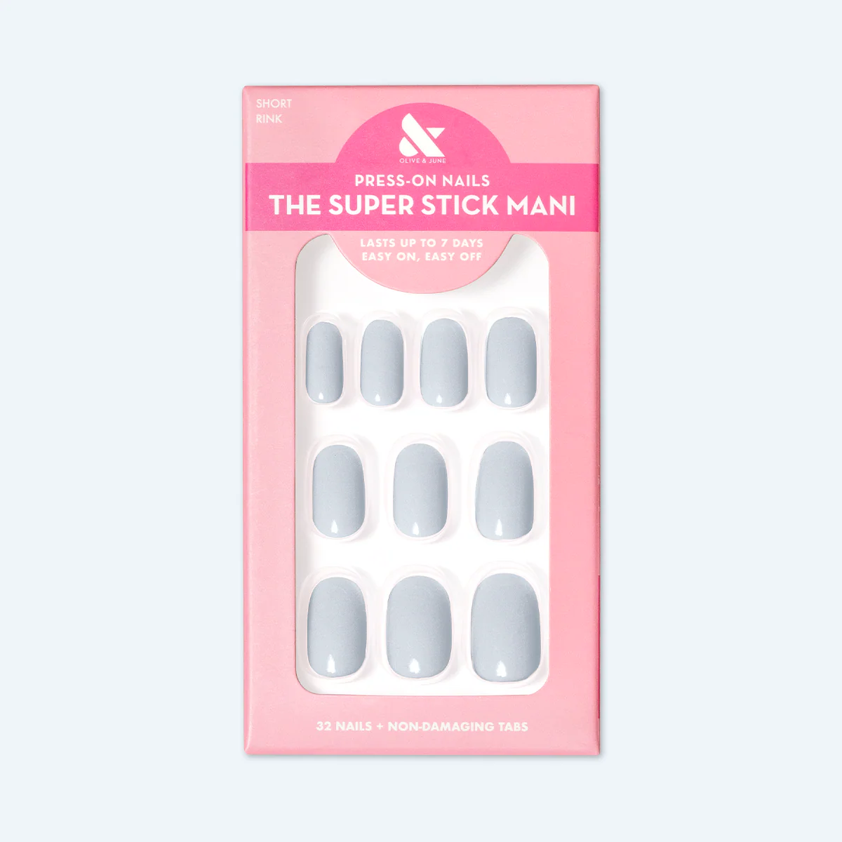 Rink | Short | Round - Tab Press-On