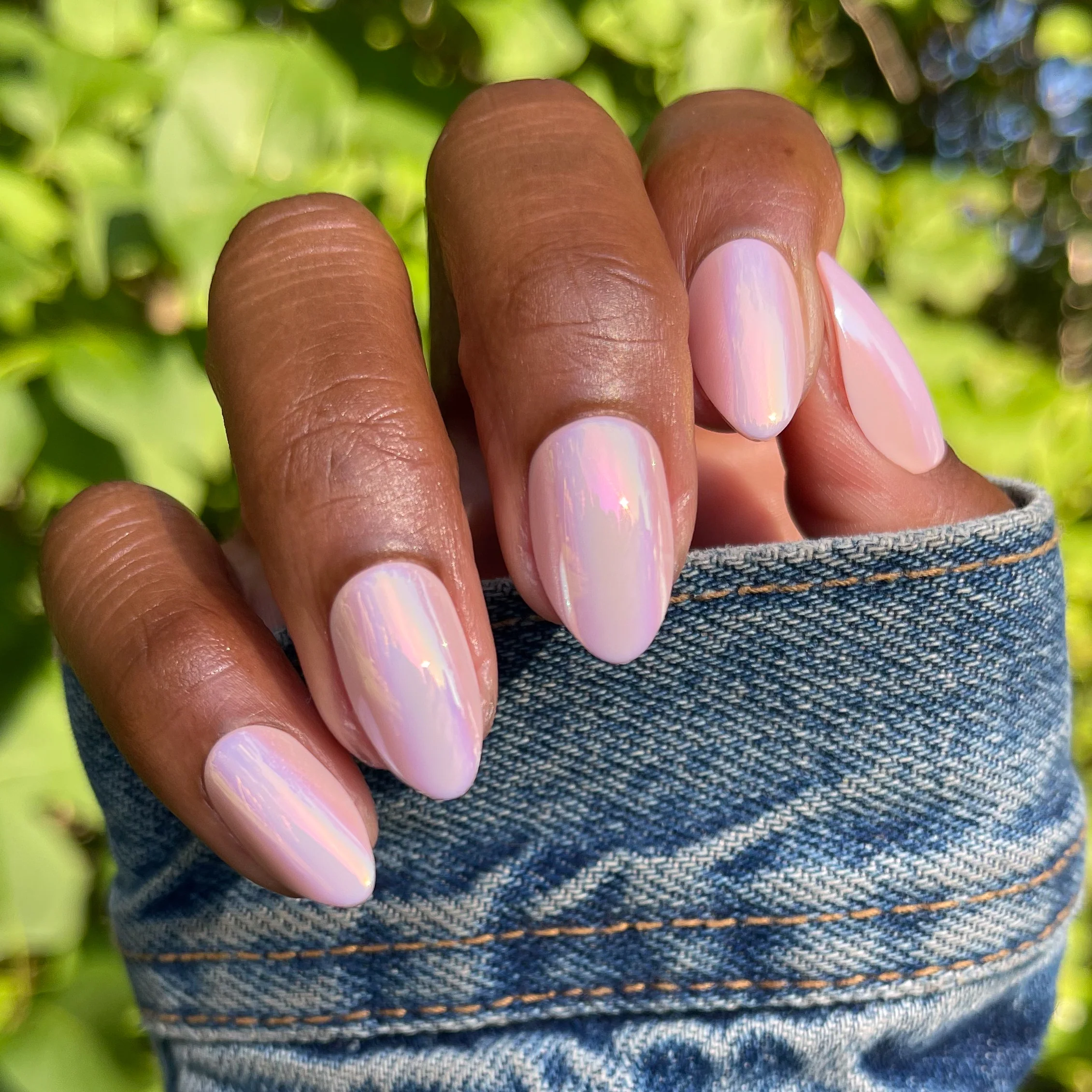Rose Chrome - Press-On | Medium | Almond - Image 5