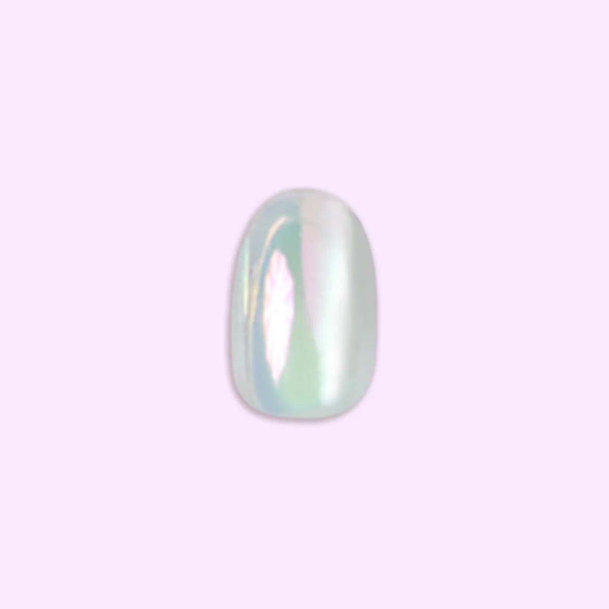 Sheer Lavender Shimmer - Press-On | Extra Short | Round - Image 2