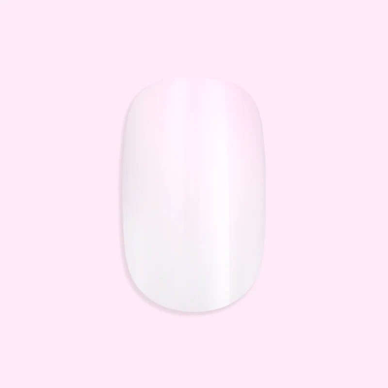 Sheer Pink Gradient - Press-On | Short | Squoval - Image 2