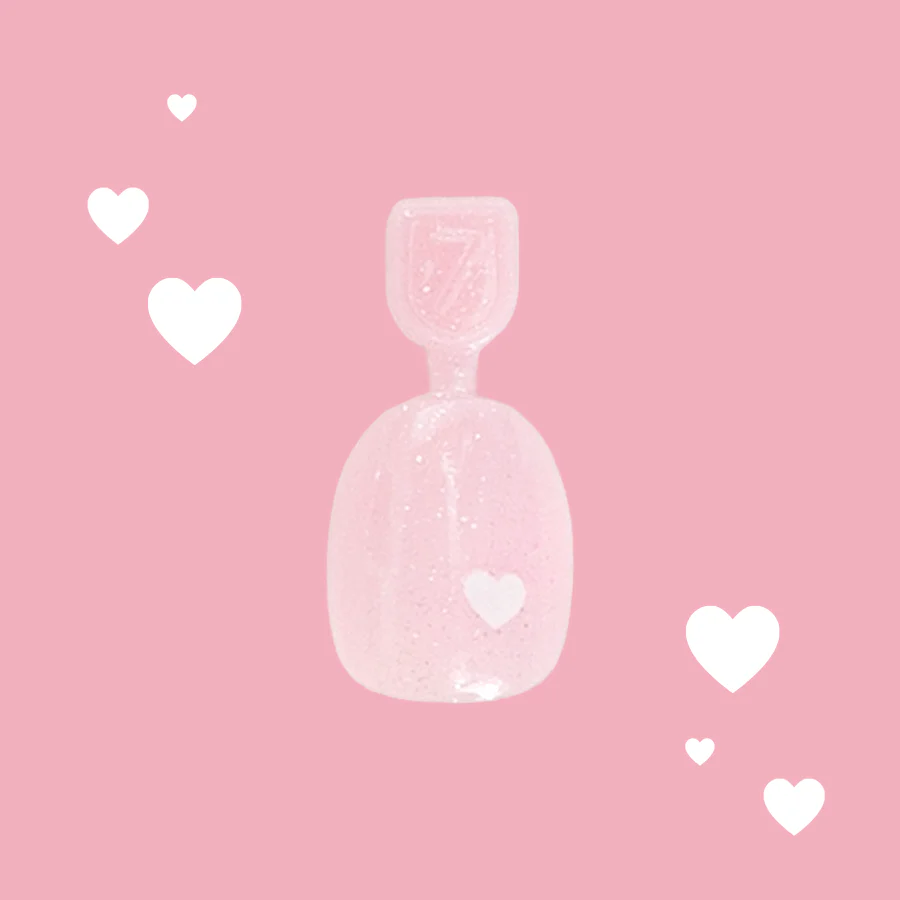 Shiny Pink Has My Heart - Pressies | Extra Short Short | Round - Image 2